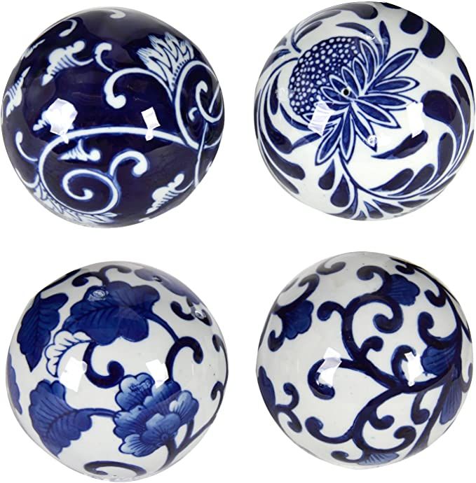 A&B Home Set of 4 Decorative Orbs | Amazon (US)