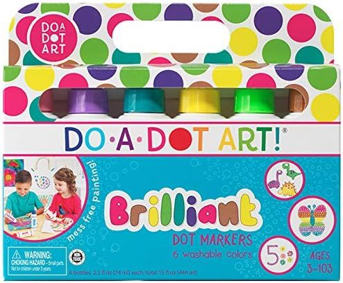 Do A Dot Art! Markers Brilliant Washable 6 pack, The Original Dot Marker | Amazon (US)