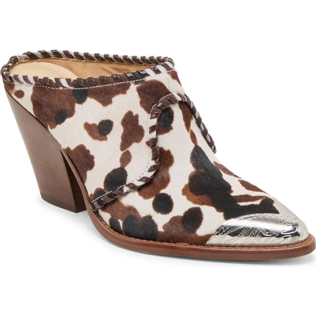 Dolce Vita Jolyn Mule in Cocoa Taurus Calf Hair at Nordstrom Rack, Size 9 | Nordstrom Rack