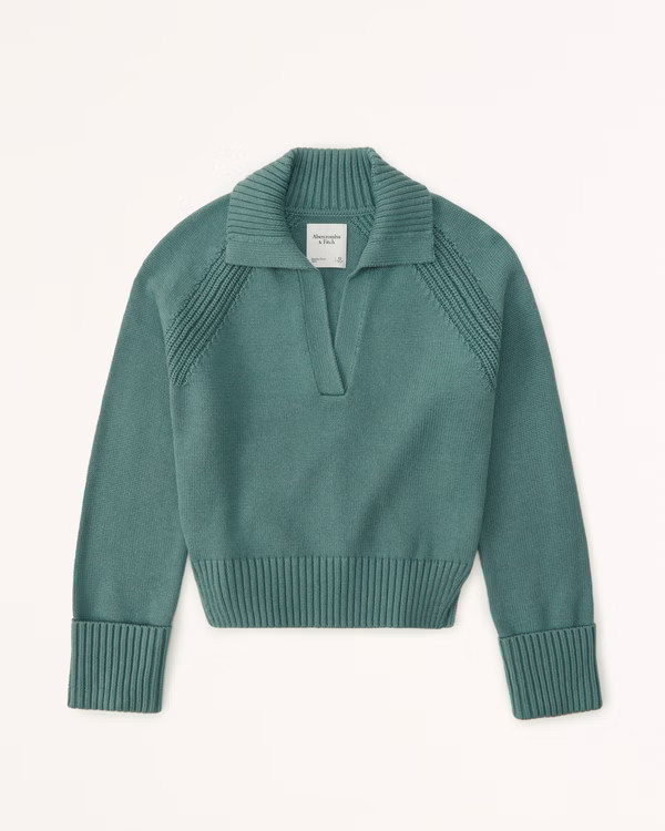 Notch-Neck Sweater | Abercrombie & Fitch (US)