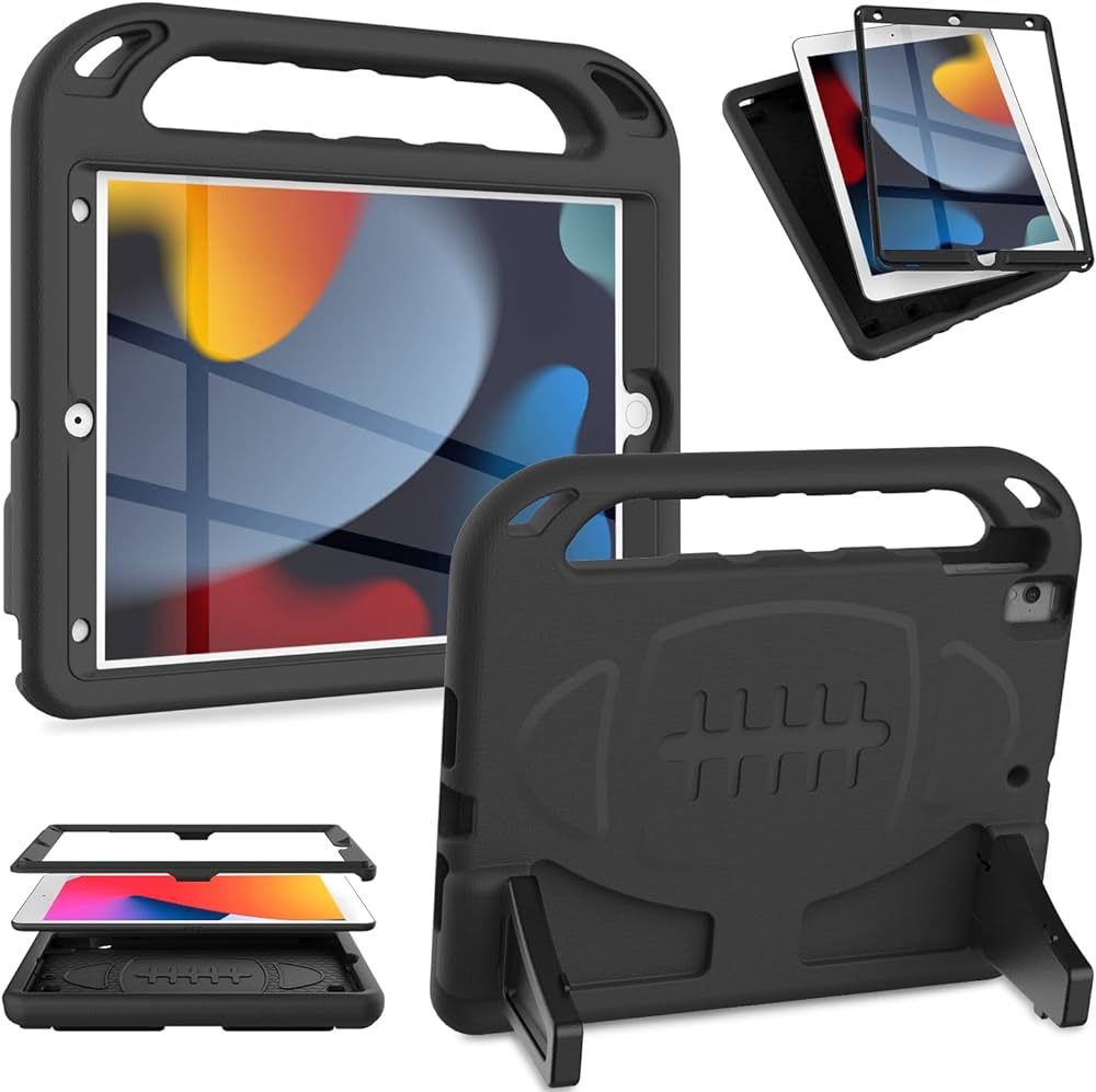 SUPNICE Kids Case for iPad 10.2 inch, iPad 9th/8th/7th 2021/2020/2019 Generation Case with Built-... | Amazon (US)