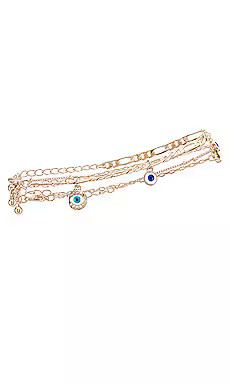 8 Other Reasons Evil Eye Anklet in Gold from Revolve.com | Revolve Clothing (Global)