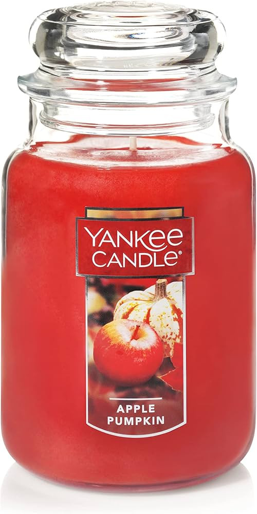 Amazon.com: Yankee Candle Apple Pumpkin Scented, Classic 22oz Large Jar Single Wick Aromatherapy ... | Amazon (US)