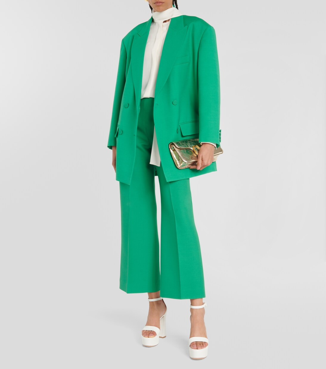 Bridal Holly leather platforms sandals | Mytheresa (US/CA)