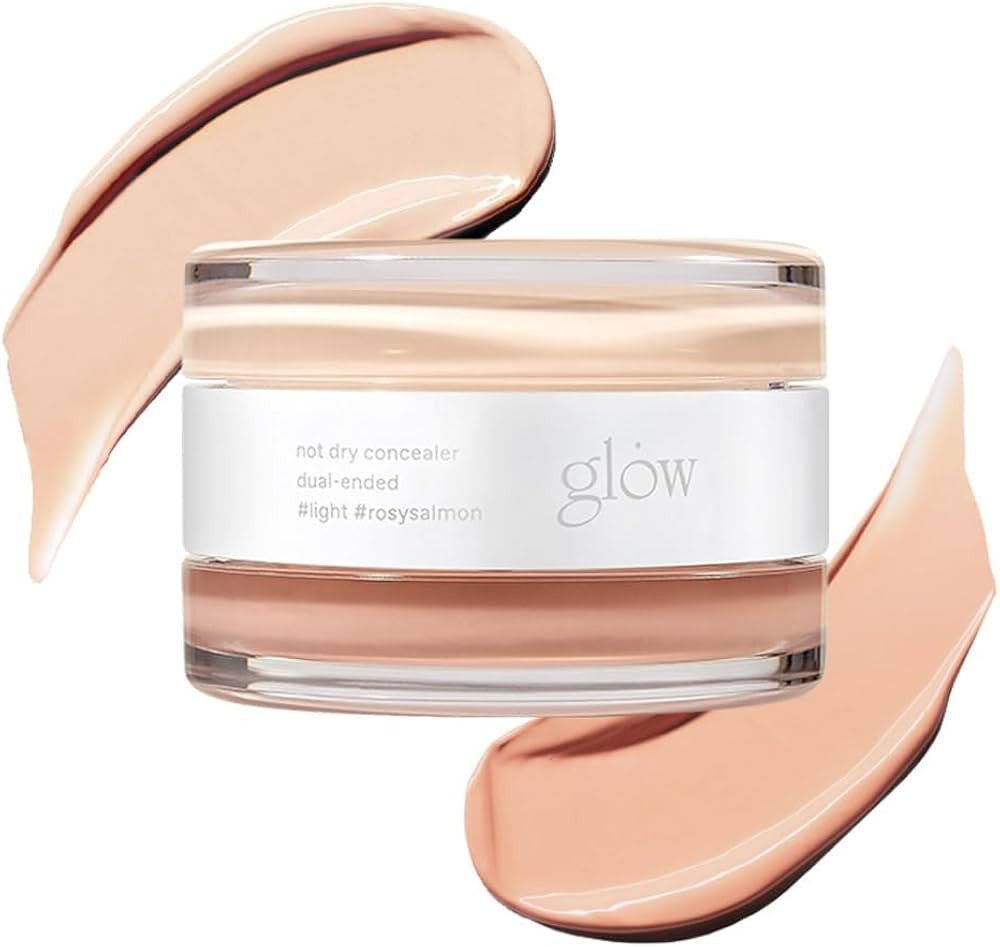 glow not dry concealer #light #rosysalmon | covers under-eye circles & blemishes | full-coverage ... | Amazon (US)