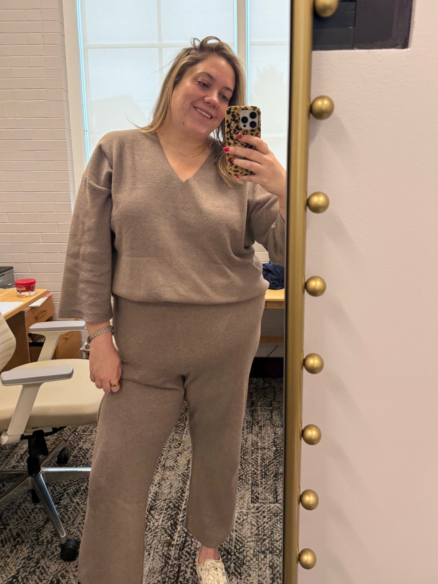 Old Navy high rise flare cropped knit pants come in several different colors that easily match with this sweater - which comes in even more colors! 

I hate sweaters, but this one is soft and not itchy. So comfortably but still look put together. 

Pants do stretch out a little, so I would size down if in between sizes.  The top is true to size on me, but I'm all torso and long arms. I think I'm going to exchange for XXL Tall  

#LTKFindsUnder50 #LTKMidsize #LTKPlusSize