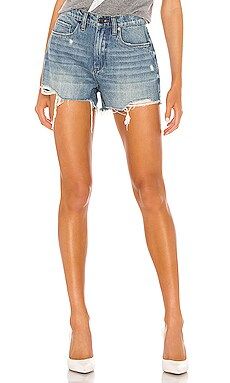 BLANKNYC The Barrow Vintage High Rise Denim Short in Come Back from Revolve.com | Revolve Clothing (Global)