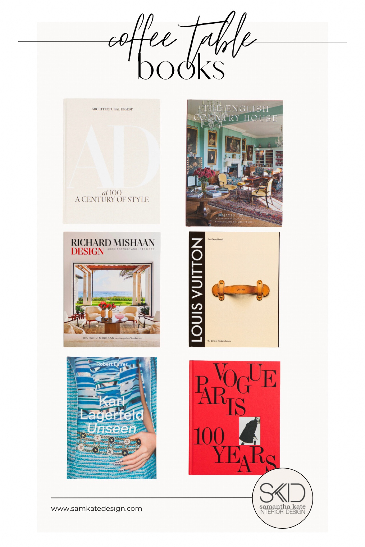 Home design, architecture, fashion, books, coffee table book, “coffee table book", vogue Paris, Louis Vuitton, Karl lagerfeld, AD at 100 a century of style, the English country house, Richard mishann design

#LTKGiftGuide #LTKhome #LTKFind
