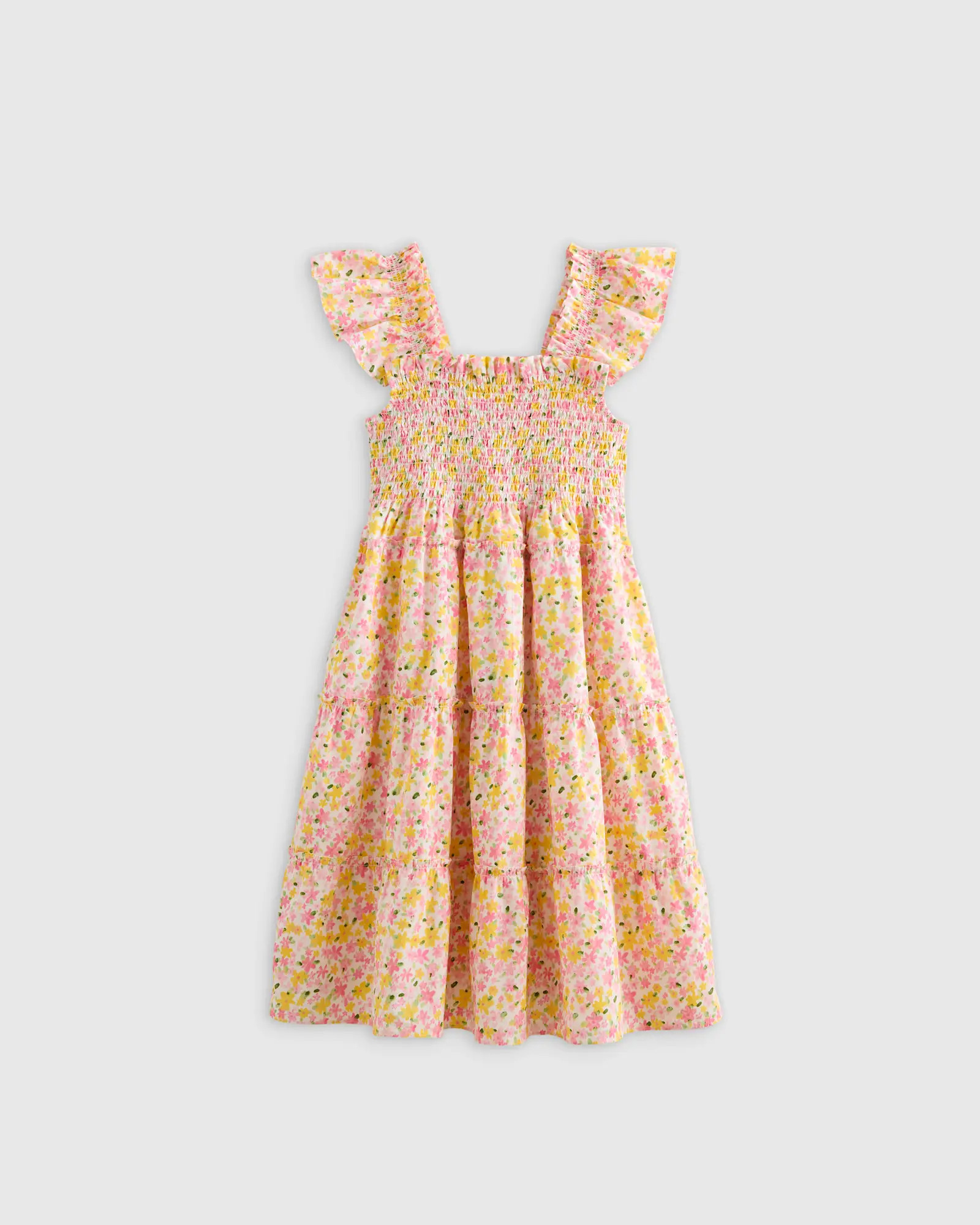 100% Organic Cotton Poplin Smocked Dress | Quince
