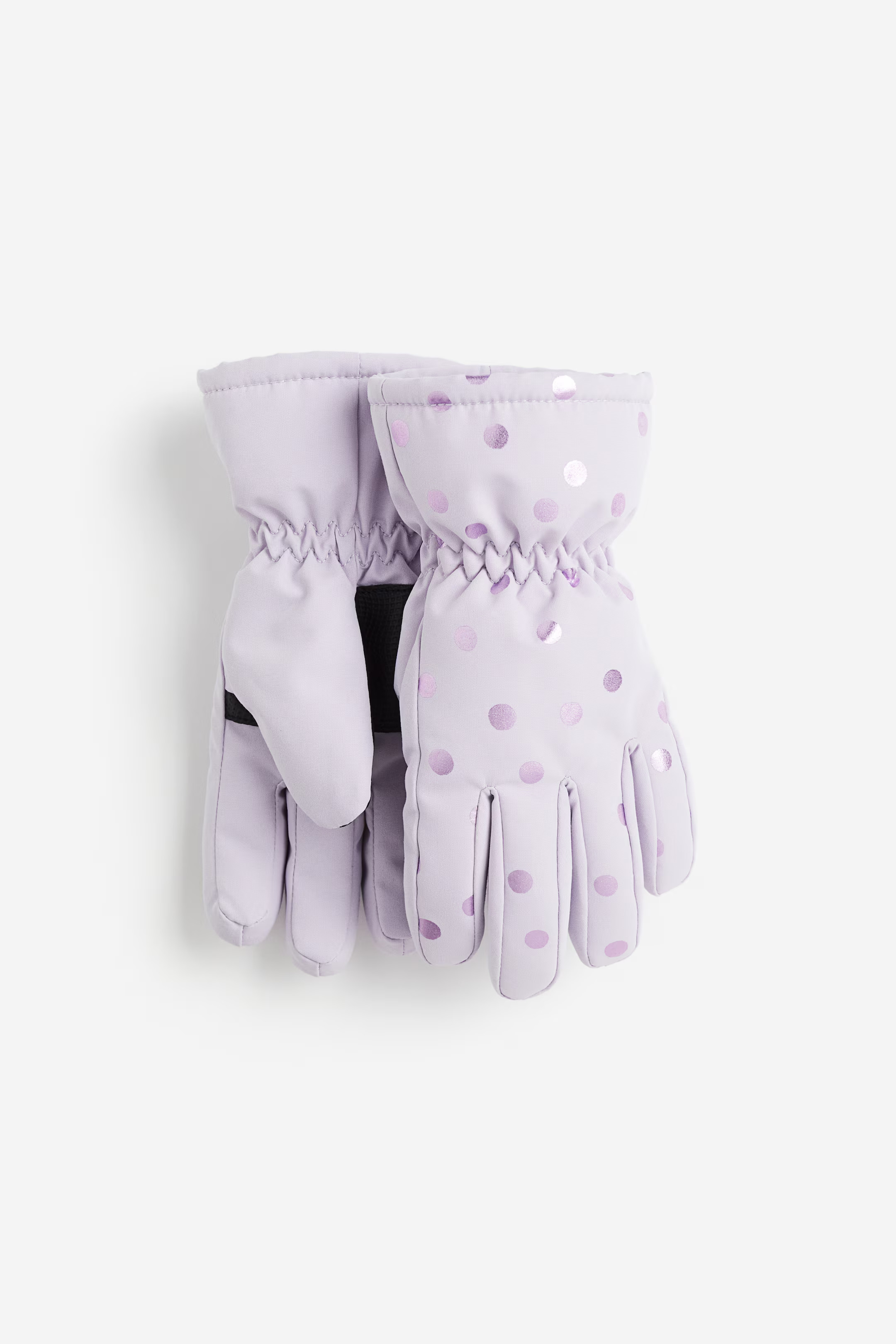 Water-repellent Padded Gloves - Light purple/dotted - Kids | H&M US | H&M (US + CA)
