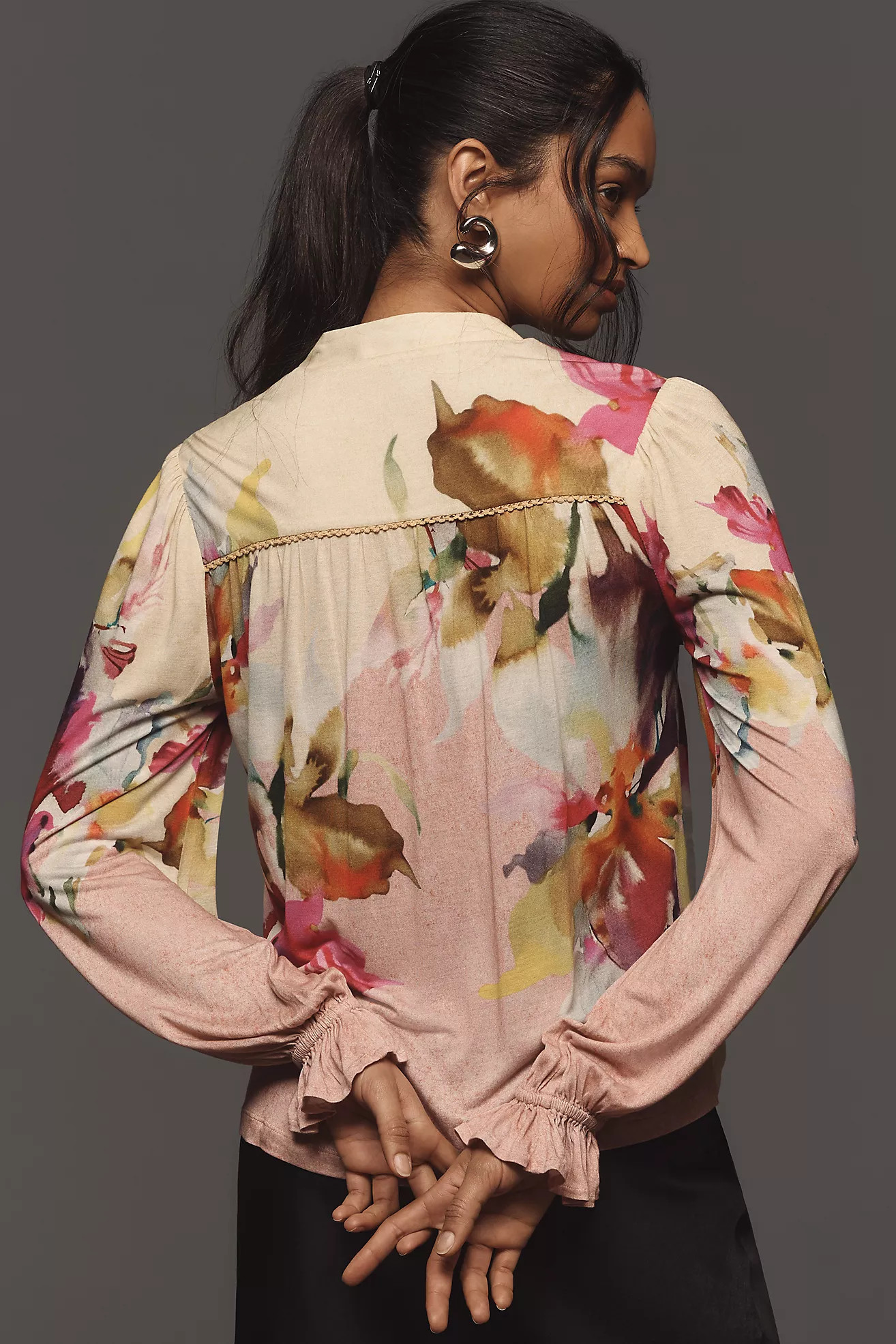 Bl-nk Stephanie Long-Sleeve Top | Anthropologie (US)