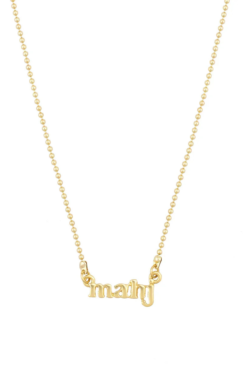 Mahj Ball Chain Necklace in Shiny Gold | CANVAS