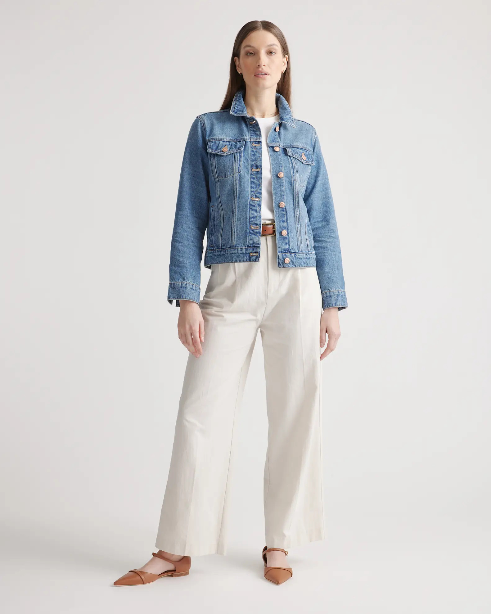 100% Organic Cotton Denim Jacket | Quince