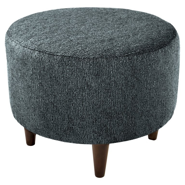 MJL Furniture Designs MJL Furniture Sophia Text2Olivia Round Upholstered Ottoman Charcoal | Walmart (US)