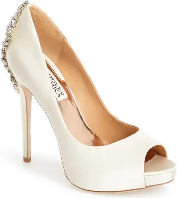 Kiara Crystal Back Open Toe Pump (Women) | Nordstrom