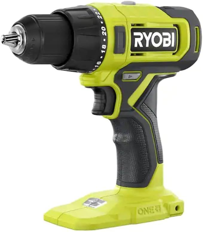 RYOBI ONE+ 18V Cordless 1/2 in. Drill/Driver (Tool Only) PCL206B Black Green | Amazon (US)