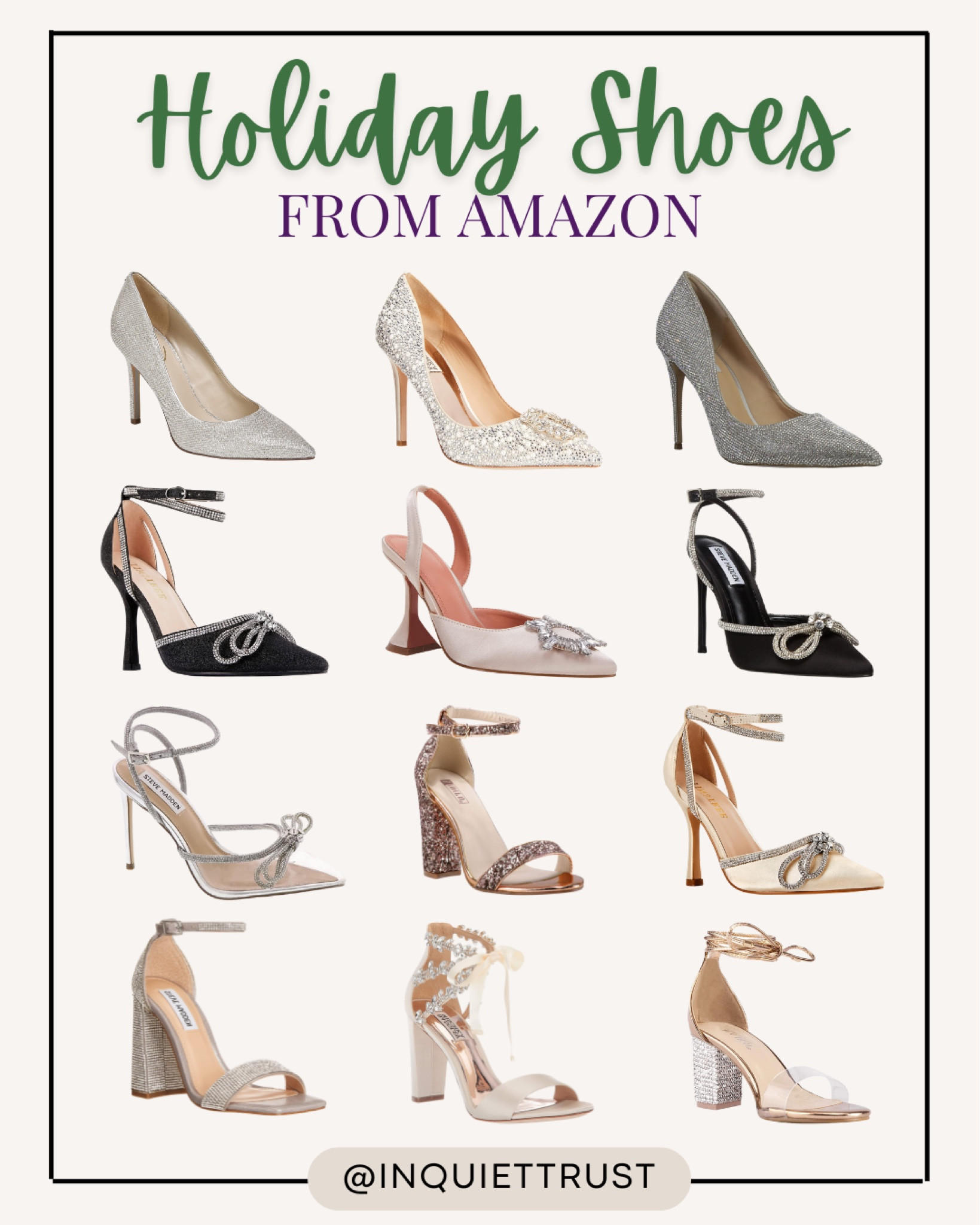 Sparkly heels from Amazon!

#amazonfinds #highheeledshoes #holidayoutfitinspo #partyheels #newyearsevelook

#LTKHoliday #LTKGiftGuide #LTKshoecrush