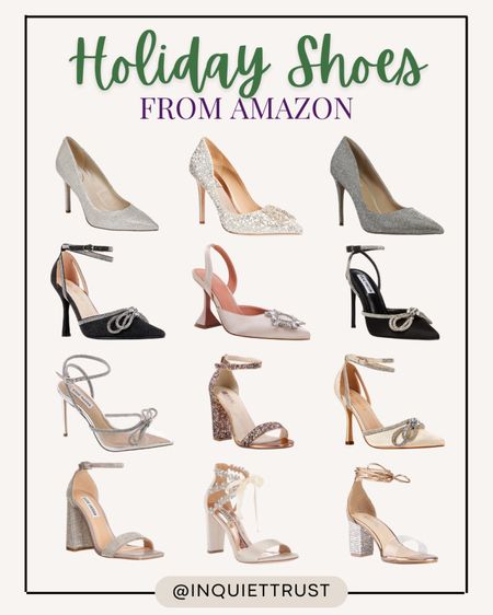 Sparkly heels from Amazon!

#amazonfinds #highheeledshoes #holidayoutfitinspo #partyheels #newyearsevelook

#LTKHoliday #LTKGiftGuide #LTKshoecrush