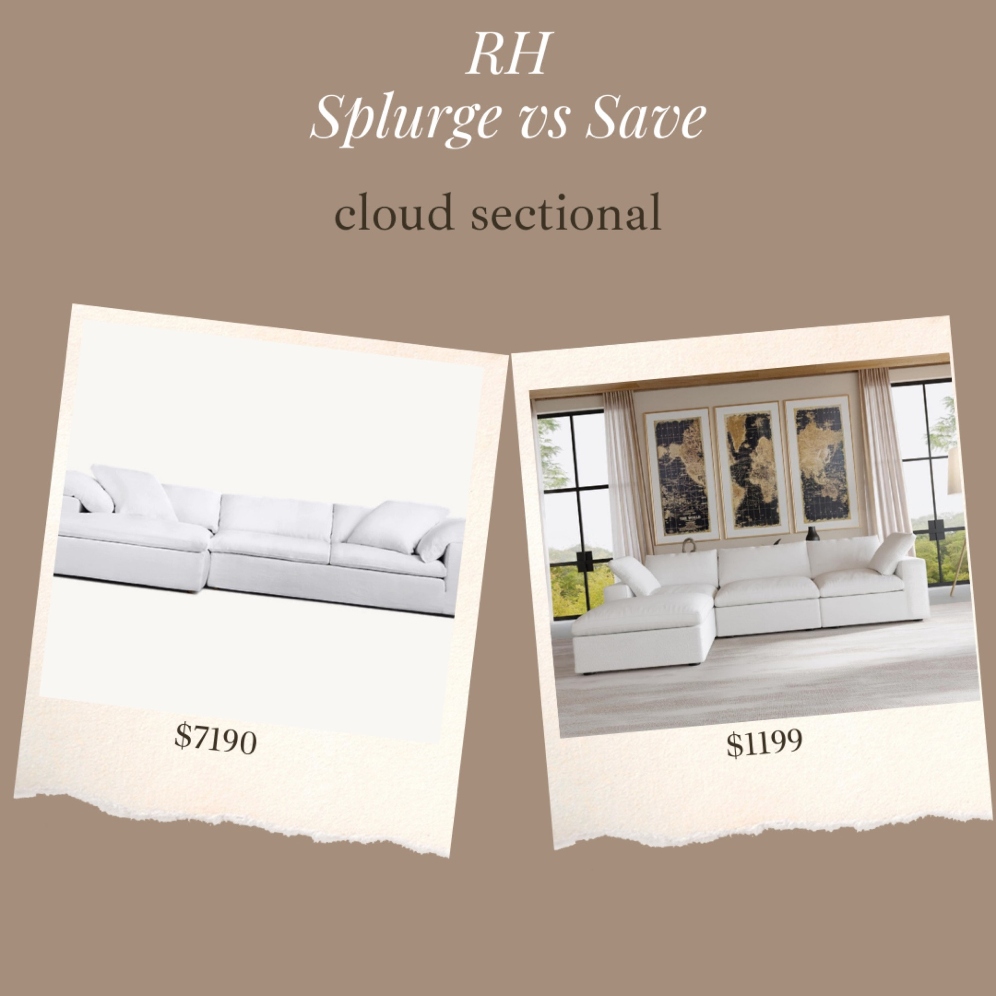 New cloud sectional find!!! Amazing reviews & such a great price. The covers are removable & washable too 🙌🏻

#LTKStyleTip #LTKHome #LTKSaleAlert