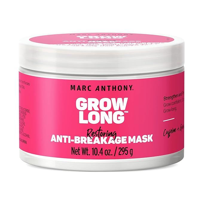 Marc Anthony Deep Conditioning Hair Mask for Dry & Damaged Hair, Grow Long Biotin - Argan Oil, Ca... | Amazon (US)