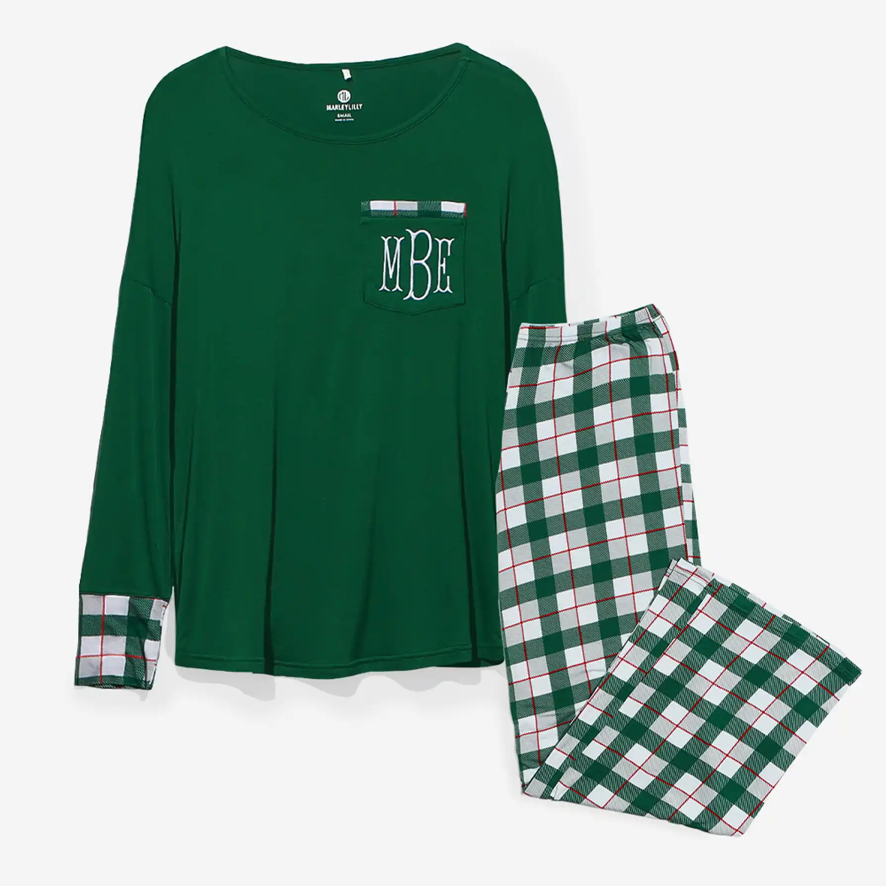 Monogrammed Pajama Set | Marleylilly