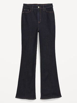 Higher High-Waisted Pintuck Flare Jeans for Women | Old Navy (CA)