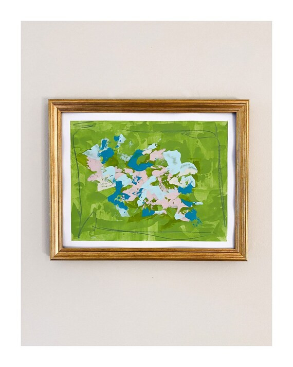 Original Abstract Painting  Acrylic on Paper  11x14 - Etsy | Etsy (US)