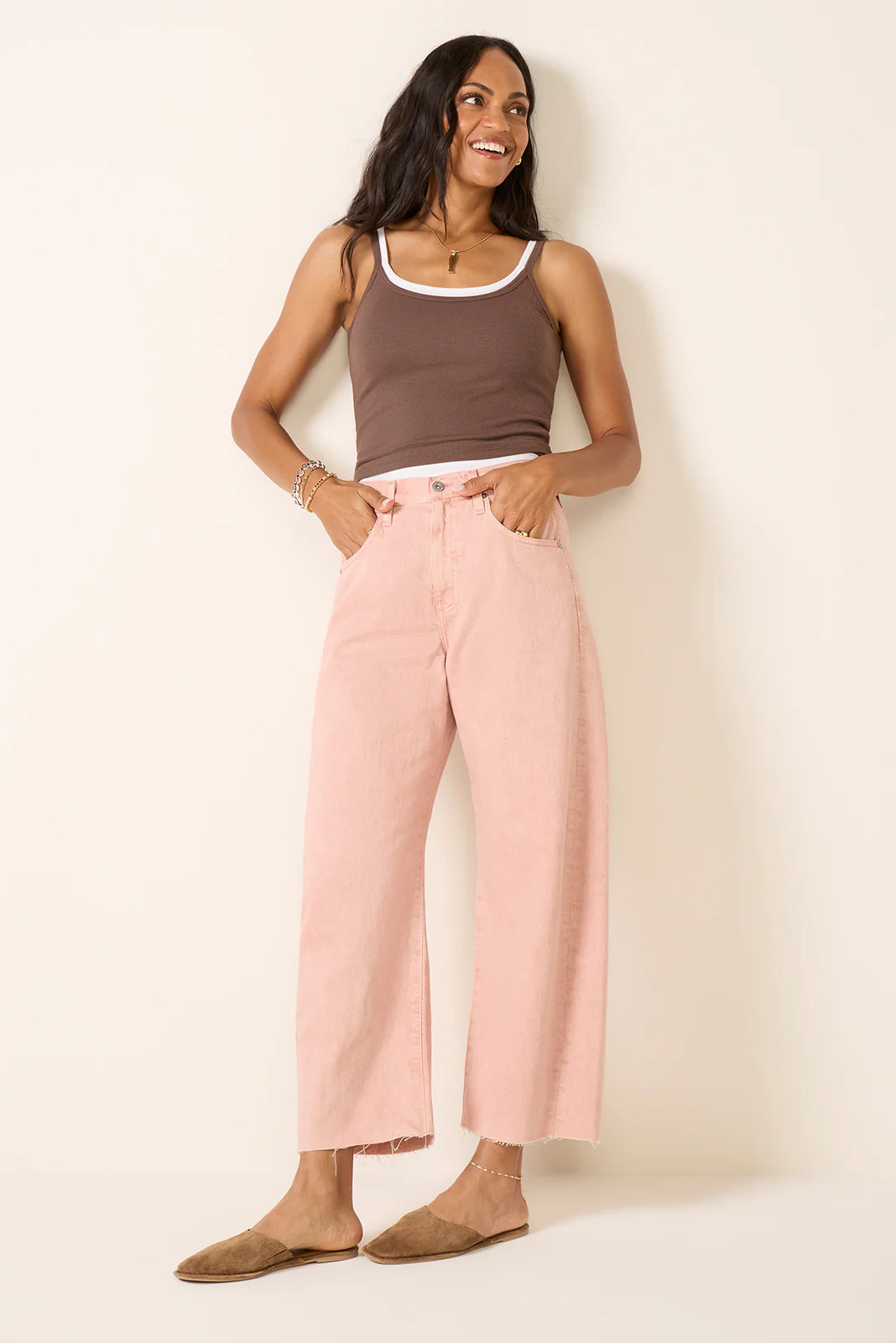 Hattie Barrel Crop Jean | Evereve