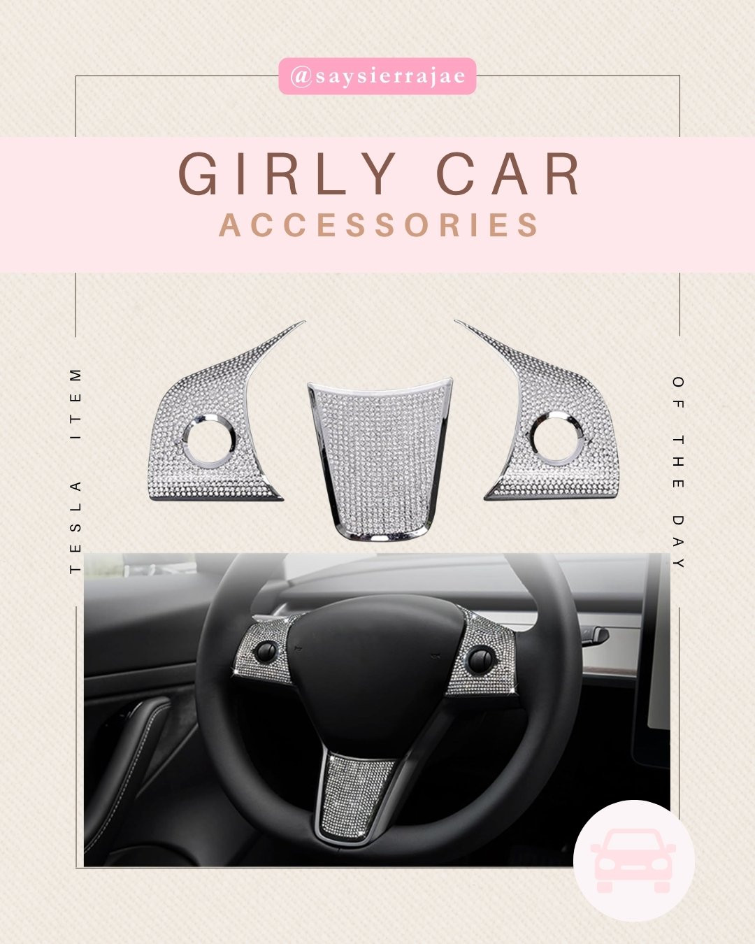 Check out these steering wheel covers for Teslas. Adds a touch of glam to your drive! 

 #LTKdayinmylife #LTKvlog #LTKTravel