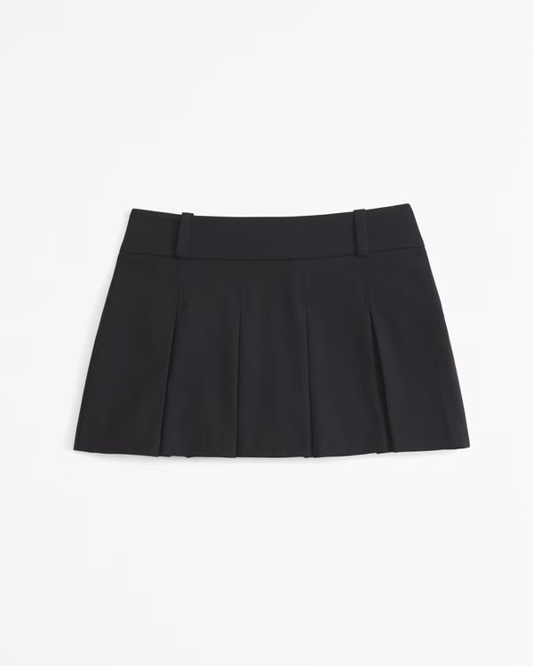 Women's Mid Rise Pleated Mini Skort | Women's Bottoms | Abercrombie.com | Abercrombie & Fitch (US)