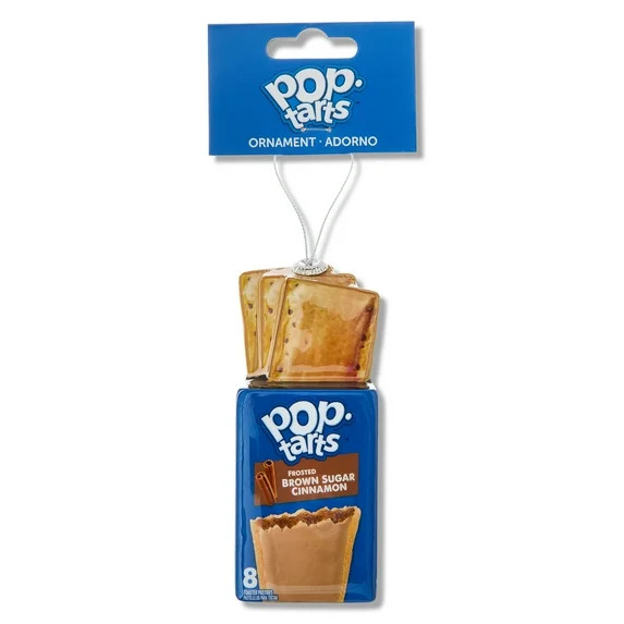 Pop-Tarts Cinnamon Decoupage Ornament, Blue, Plastic, Collectible, by Ruz - Walmart.com | Walmart (US)
