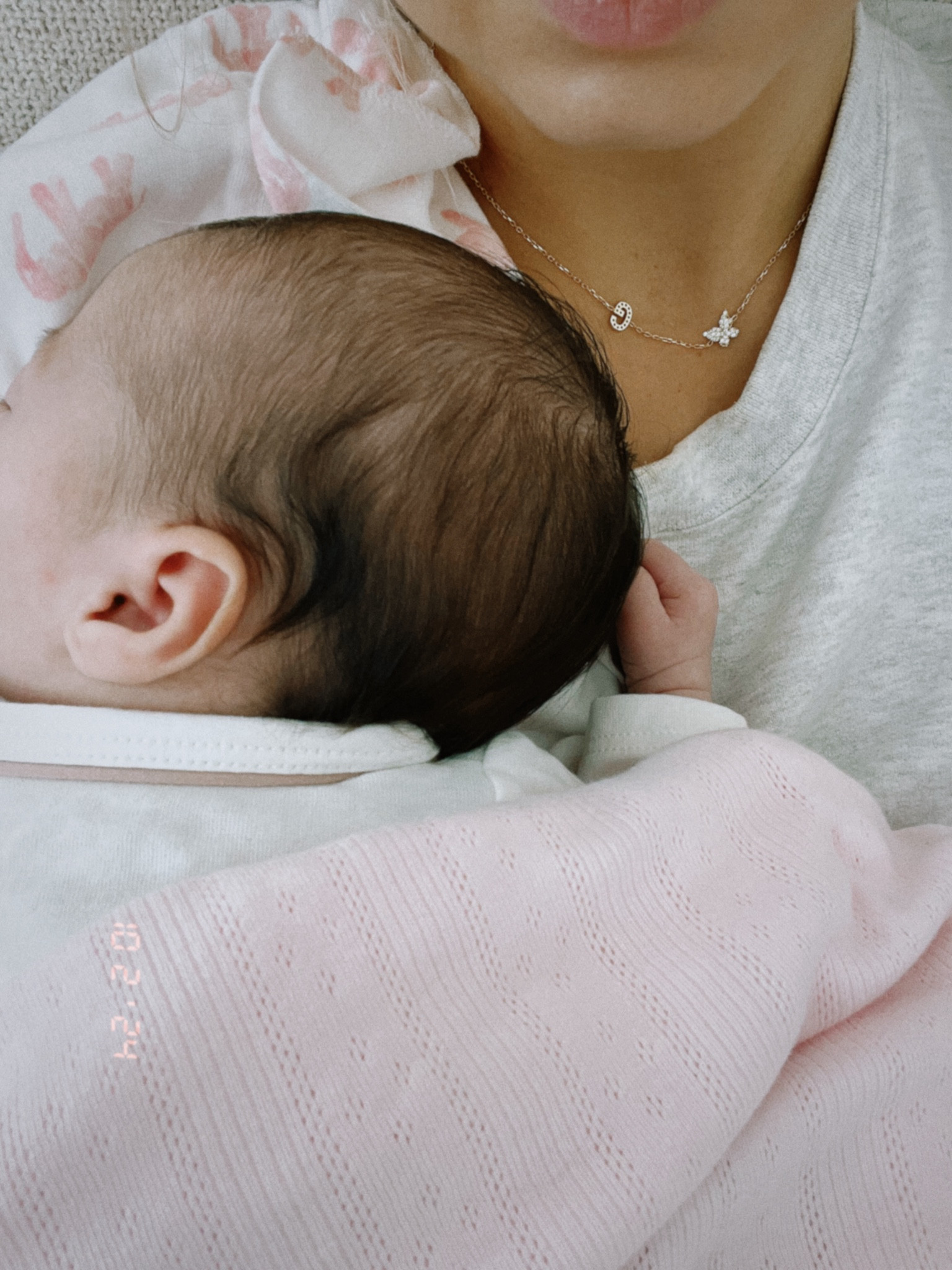 Baby initial necklace 💕🦋

#LTKBump #LTKBaby