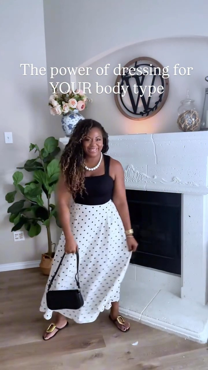 Classic outfit idea and brunch ootd 
✨one of my favorite pear shape outfit formulas!

#styletipsforwomen #momstyle #everydaystyle #polkadots #fashion

#LTKootd