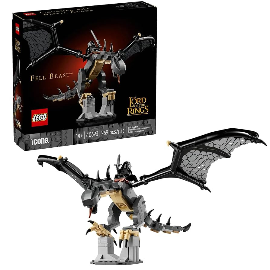 LEGO Icons The Lord of The Rings Fell Beast 40693 Building Set for Adults, Featuring Nazgûl Mini... | Amazon (US)