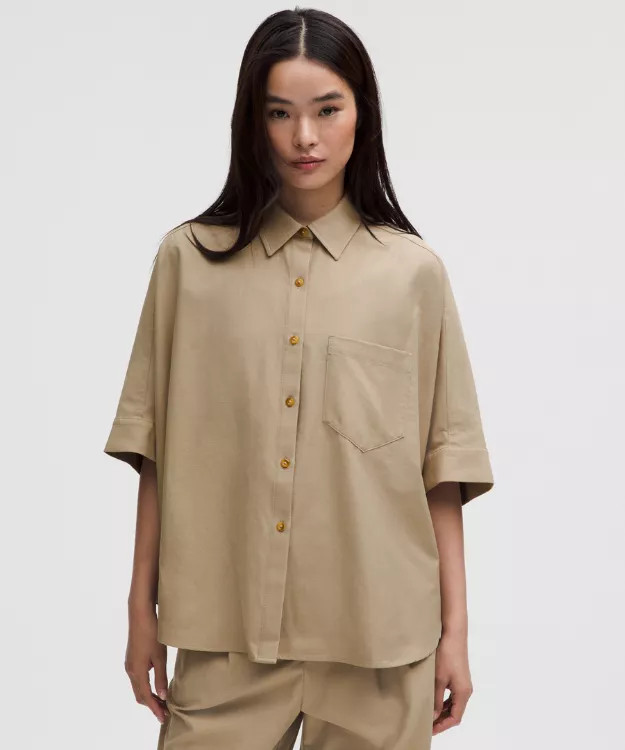 LuluLinen Relaxed Button-Up | lululemon (AU)