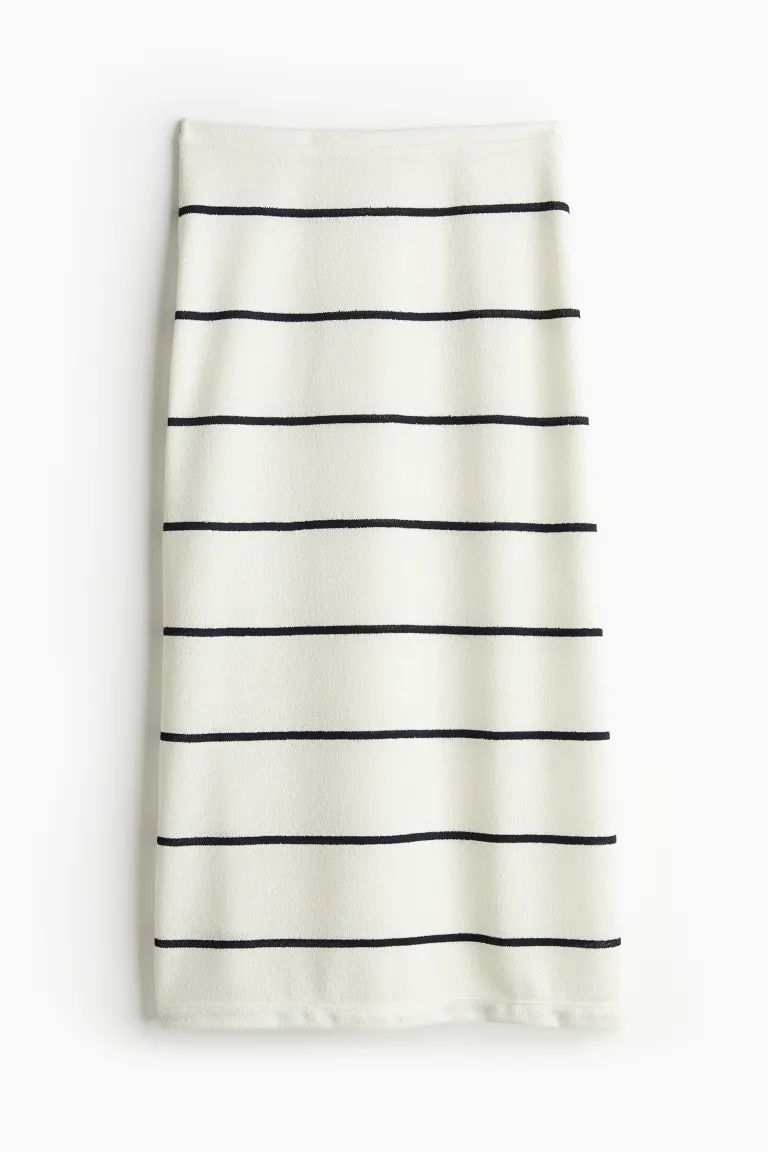 Textured Jersey Skirt | H&M (US + CA)