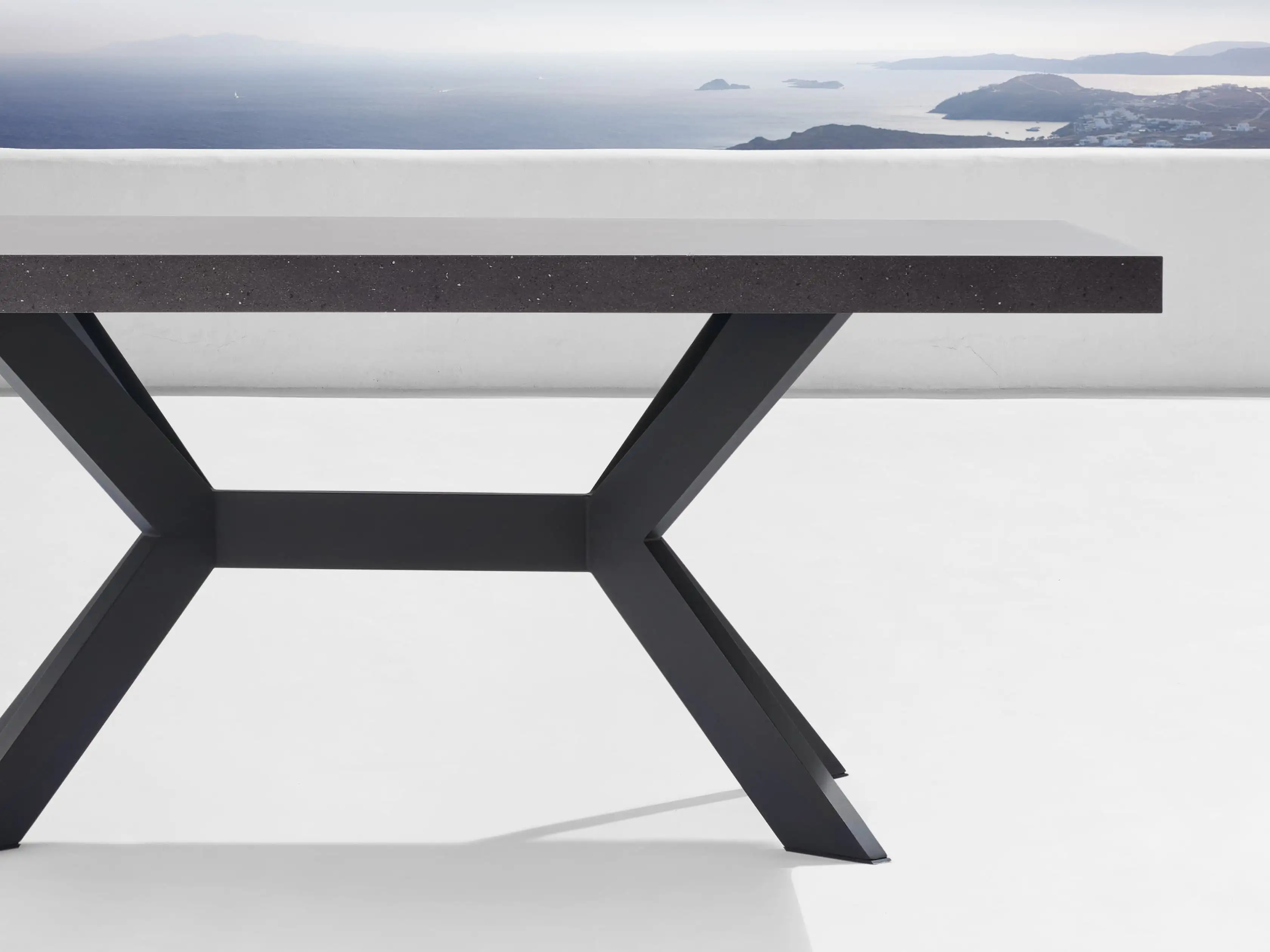 Outdoor Dining Table with Apex Base | Arhaus