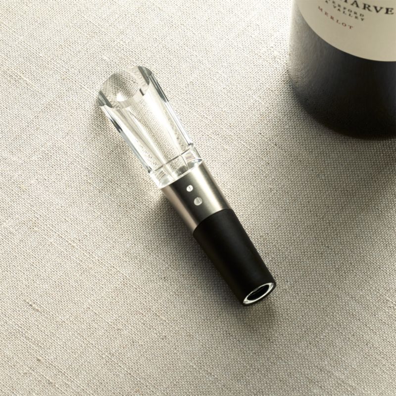 Rabbit Super Wine Aerator/Pourer + Reviews | Crate and Barrel | Crate & Barrel