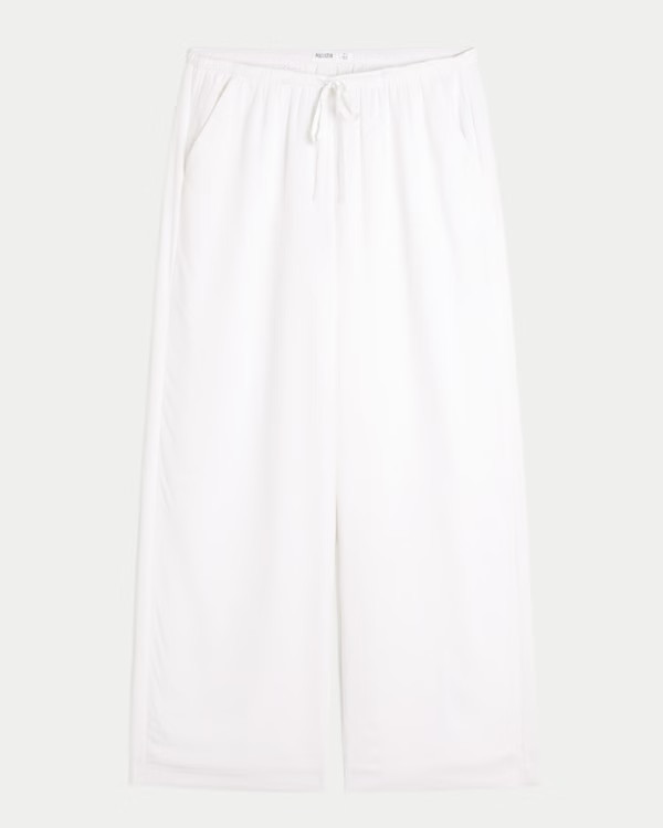 Women's Pull-On Slub Pants | Women's Bottoms | HollisterCo.com | Hollister (US)