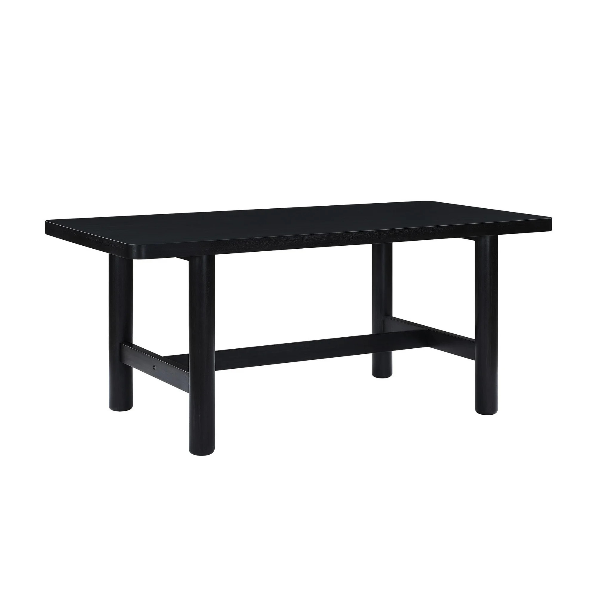 Better Homes & Gardens Adlin Rectangle Dining Table, Charcoal Finish | Walmart (US)