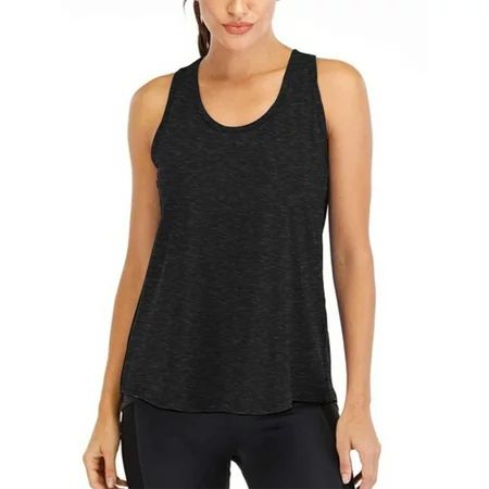 Casual Workout Tank Tops for Women Plus Size Mesh Yoga Tops Loose Ladies Pajamas Homewear Athletic R | Walmart (US)