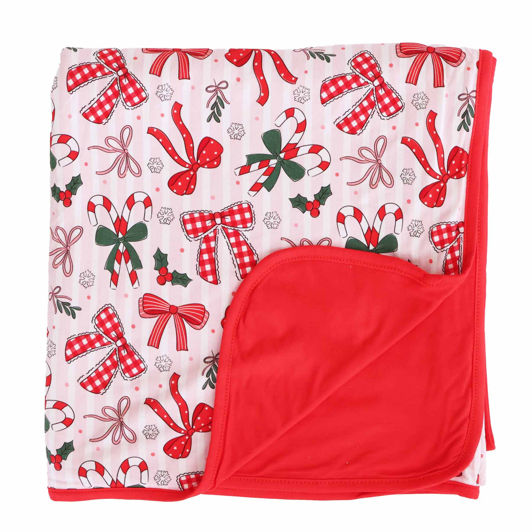 Bow What Fun Double Sided Bamboo Blanket | Caden Lane