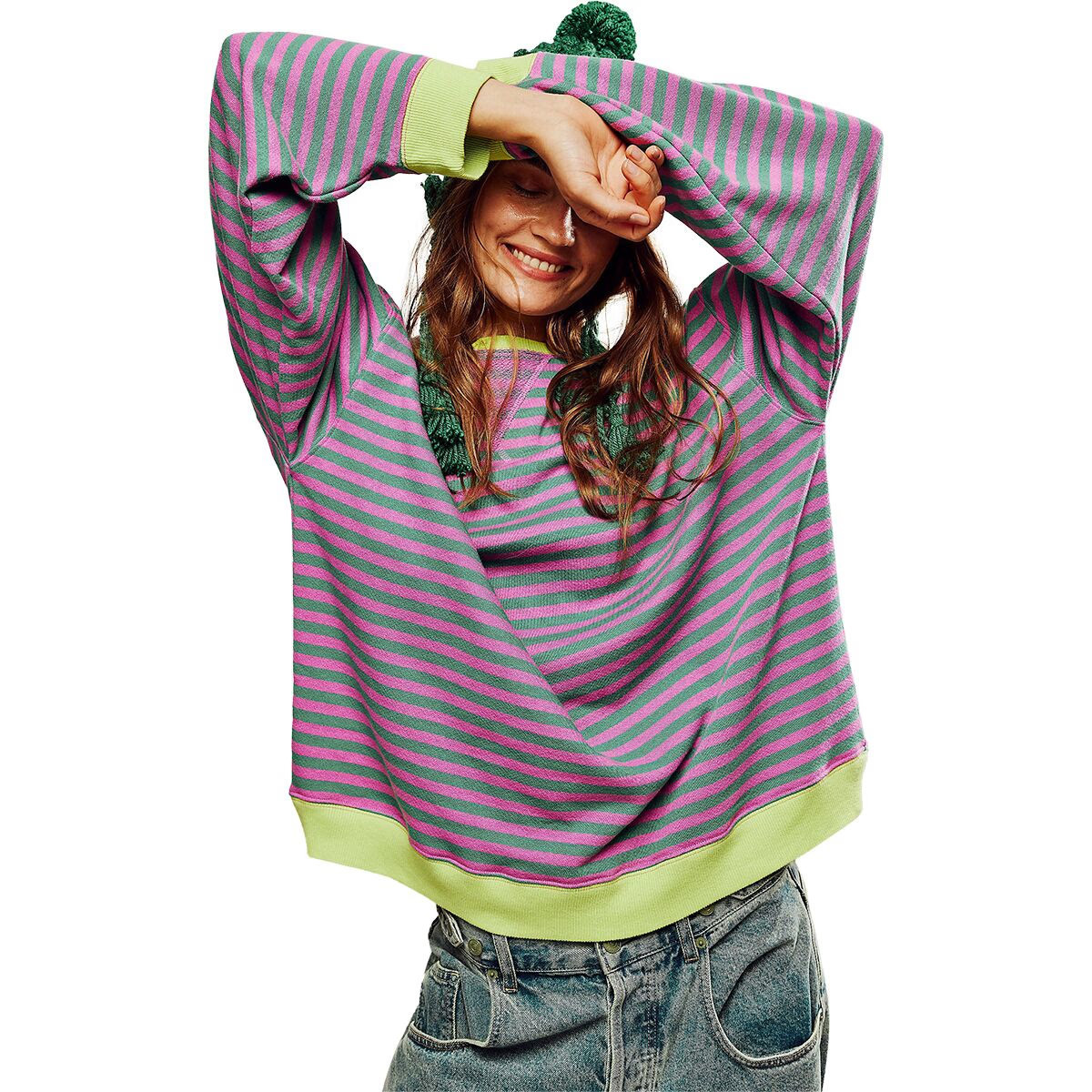 Free People Classic Striped Crew - Women's | Backcountry