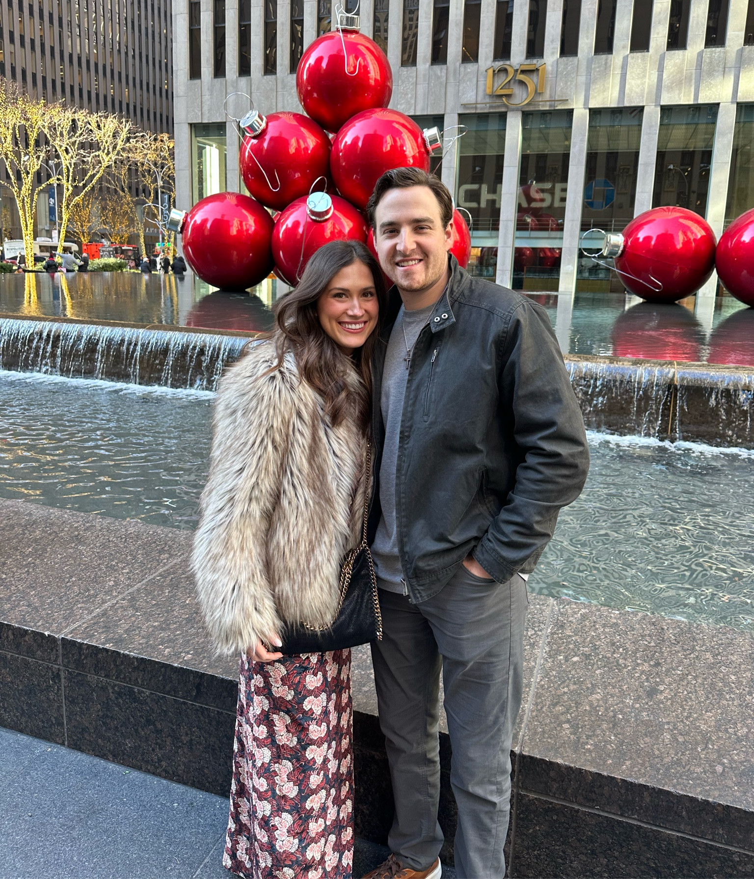 Rented both the jacket and dress from Rent the Runway, but I fell in love and bought the jacket!