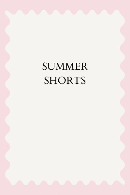 Summer shorts 

#LTKSaleAlert #LTKGiftGuide #LTKPlusSize
