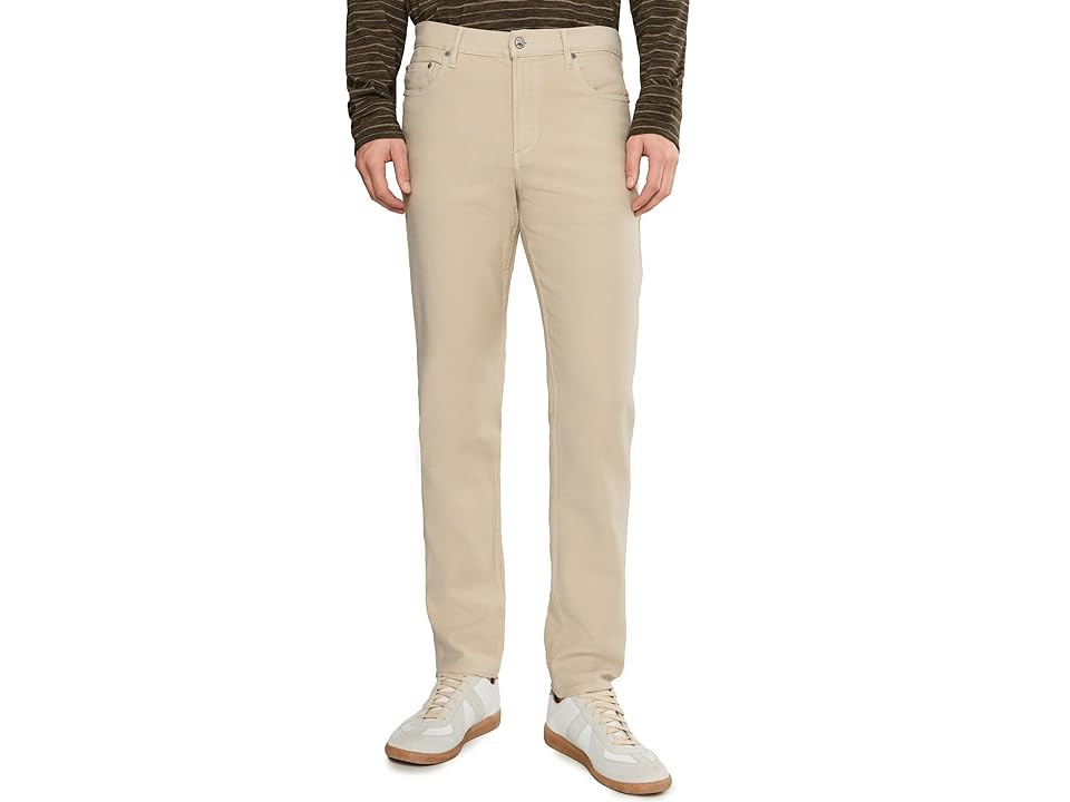 Faherty Stretch Terry 5-Pocket Pants Men's Casual Pants Stone : 35 32, Cotton/Elastane/Polyester | Zappos