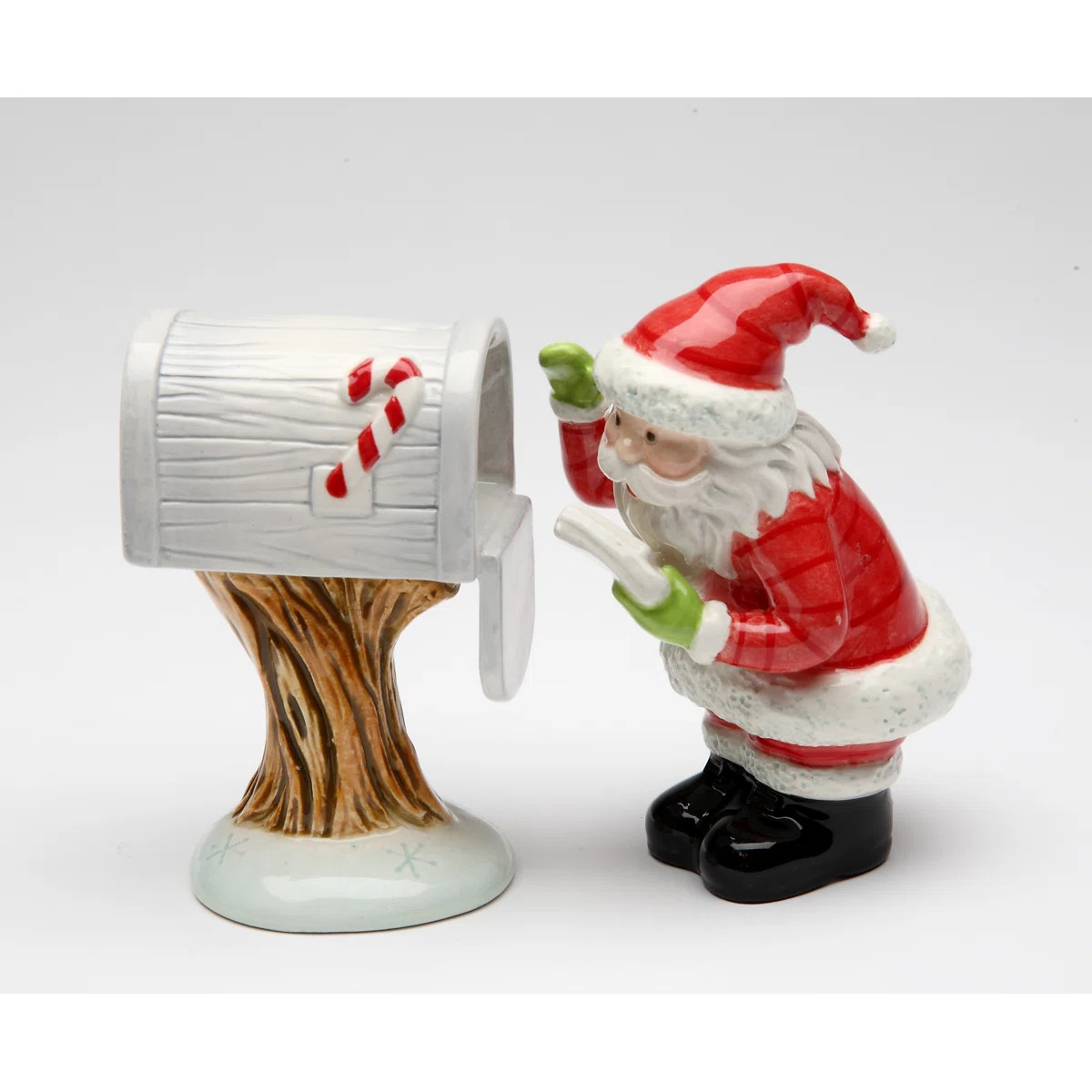 Santa Checking Mail Salt and Pepper | Wayfair North America