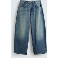 Zara - Balloon Fit Jeans - Mid-Blue - 29 (Us 29) - Man | Zara US