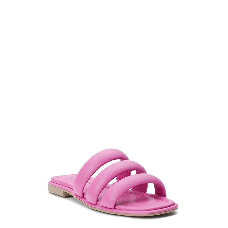 Time and Tru Women's Three Band Sandal | Walmart (US)