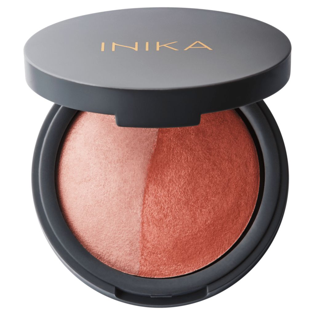 INIKA Organic Baked Blush Duo - Burnt Peach 6.5g | Adore Beauty (ANZ)